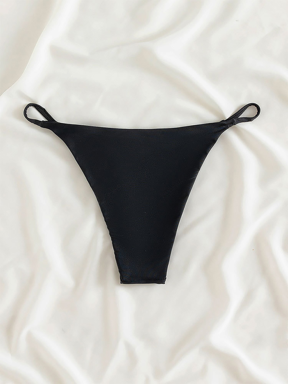 Sexy Solid Low Waist Bikini Bo - Thong Bikini Women review and price