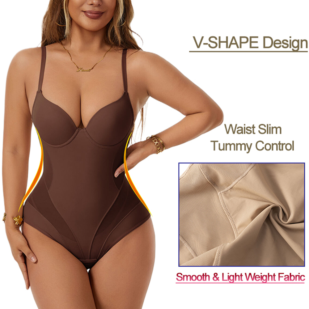 Women Seamless Compression Bod - Shapewear Bodysuit Firm review and price