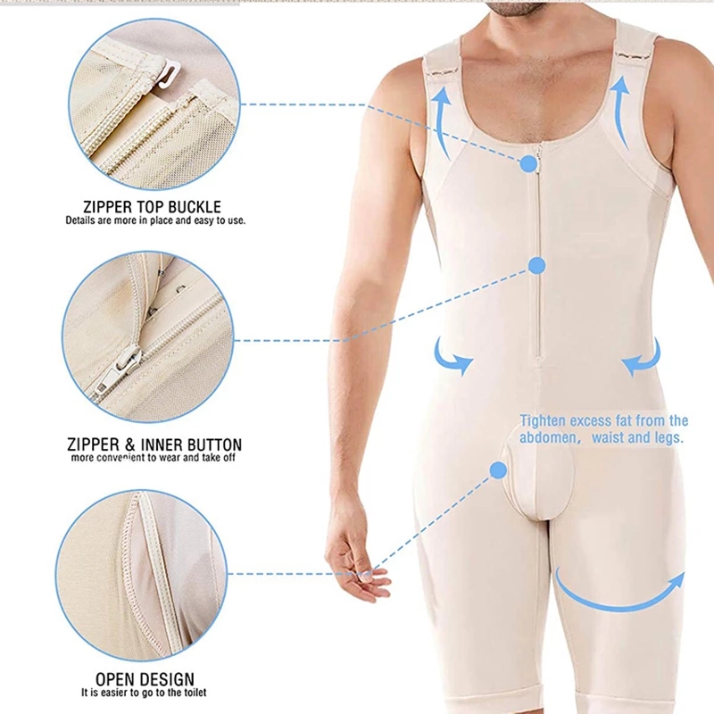 Men's Shapewear Bodysuit Full  - Shapewear Bodysuit Firm review and price
